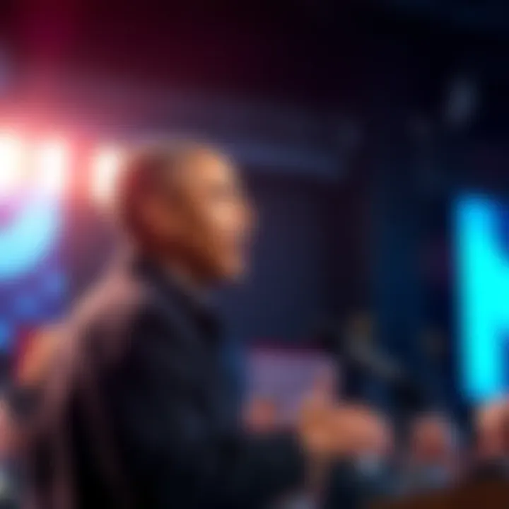 Former President Barack Obama addressing a crowd, discussing government transparency and extraterrestrial life.