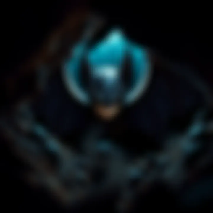 Bat Boy, a half-bat, half-human creature, peeking from the shadows of a dark cave with large bat wings spread out.