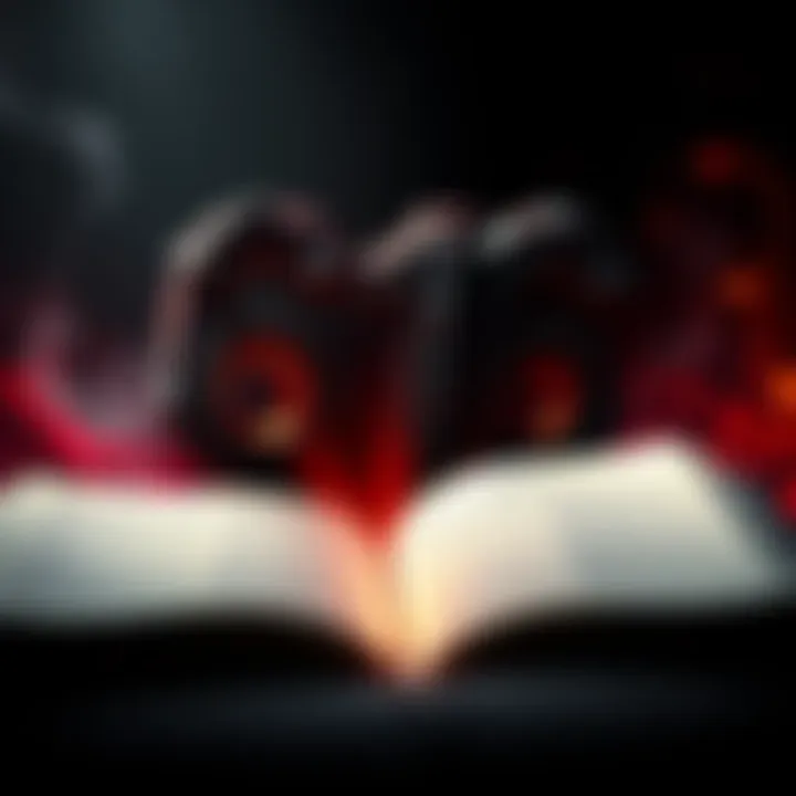 An artistic representation of the number 616 with an open Bible showing Proverbs 6:16, symbolizing the connection between the two in a dramatic light