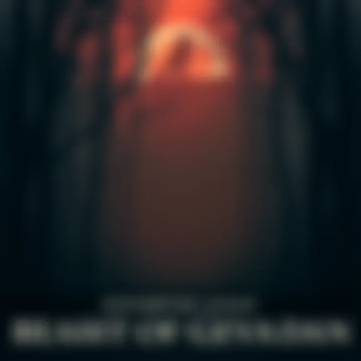 Beast of Gevaudan A dark forest scene with a shadowy figure resembling a lion and wolf, set against the backdrop of 18th century France.