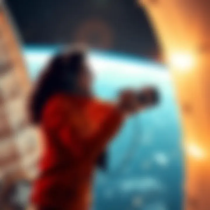 Beatriz Villarroel performing shadow tests on GEO glints, analyzing sunlight reflections in space.