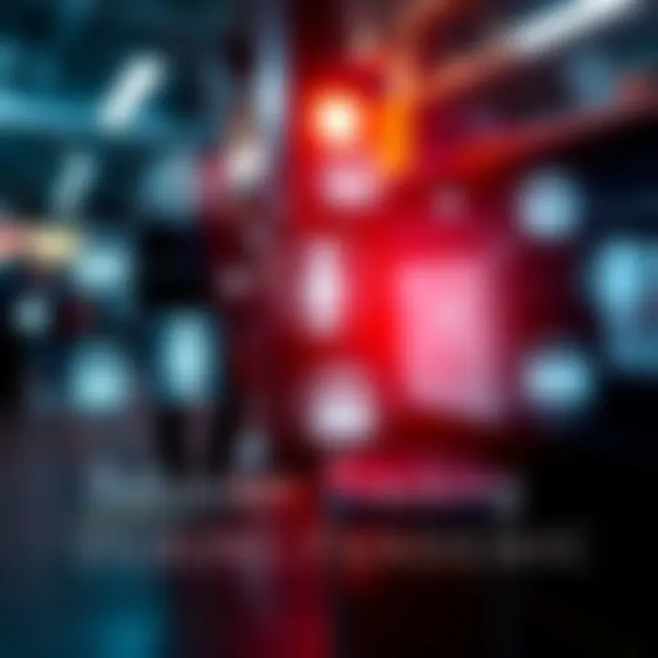 A graphic showing digital behavior tracking icons, representing increased data collection during the pandemic, with a background of a lockdown scene.