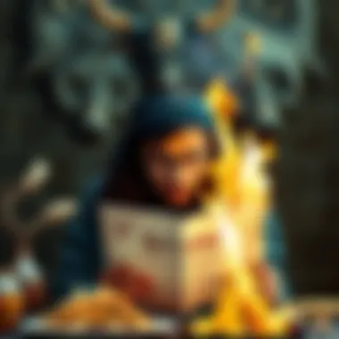 A person shows frustration while reading a Beltane ritual invitation, surrounded by symbols of cultural appropriation and dietary concerns.