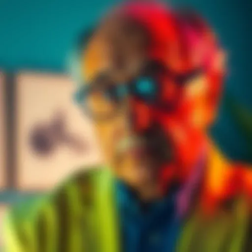 Ben Stein looking serious in a Clear Eyes commercial, promoting eye relief