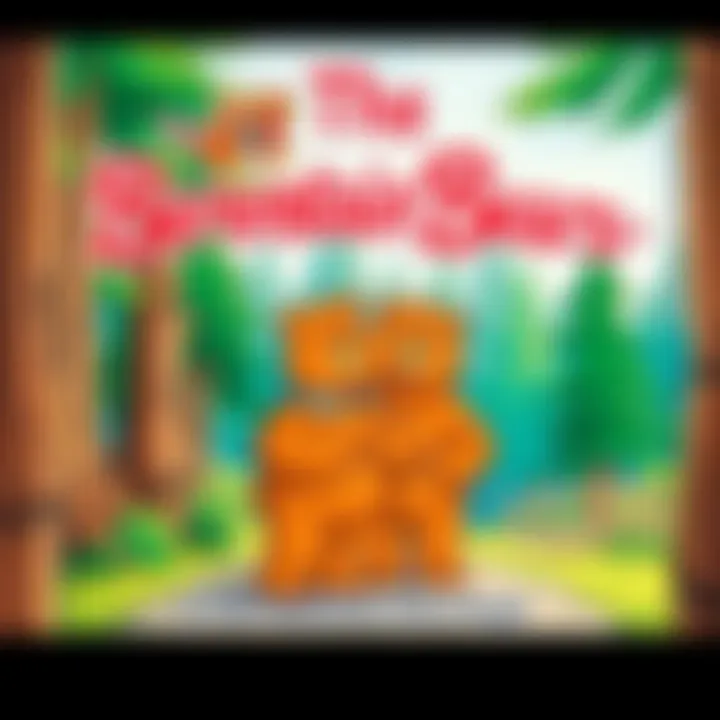 The cover of a Berenstain Bears book featuring two cartoon bears in a colorful forest setting