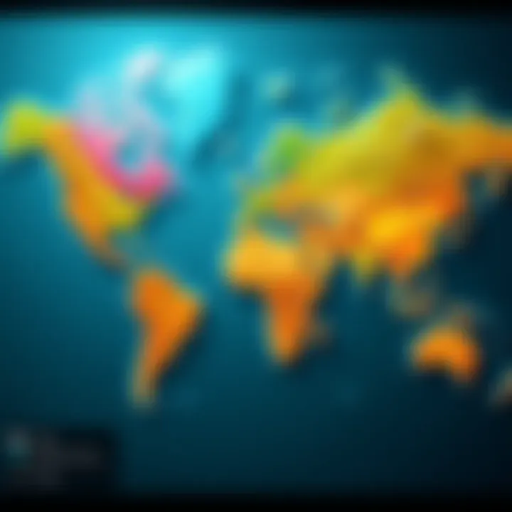 A detailed map highlighting the best and worst cities and countries for living and traveling, showing various global locations.