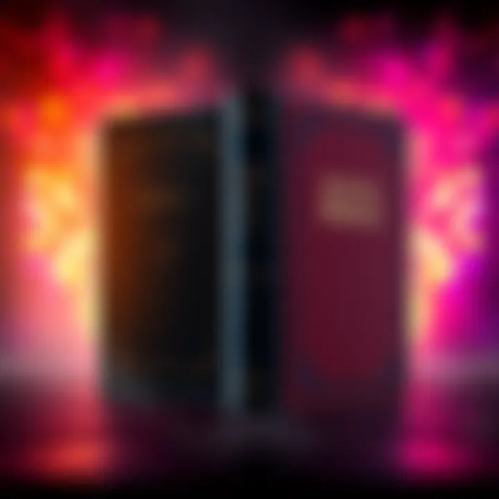 A side-by-side comparison of the Turning Point Bible and the King James Bible, showcasing their covers and highlighting the differences in interpretation.