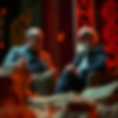 Joe Rogan and David Paulides discussing the findings of the Bigfoot DNA test, with visuals of Bigfoot tracks and DNA analysis, highlighting the mother's lineage.