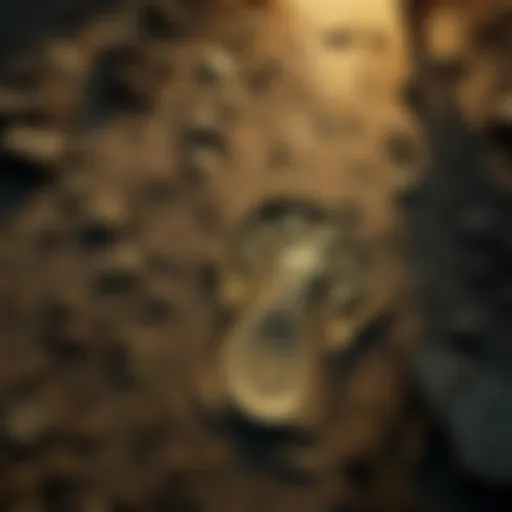 A large, strange footprint in the mud on a hiking trail, suggesting a possible Bigfoot encounter.