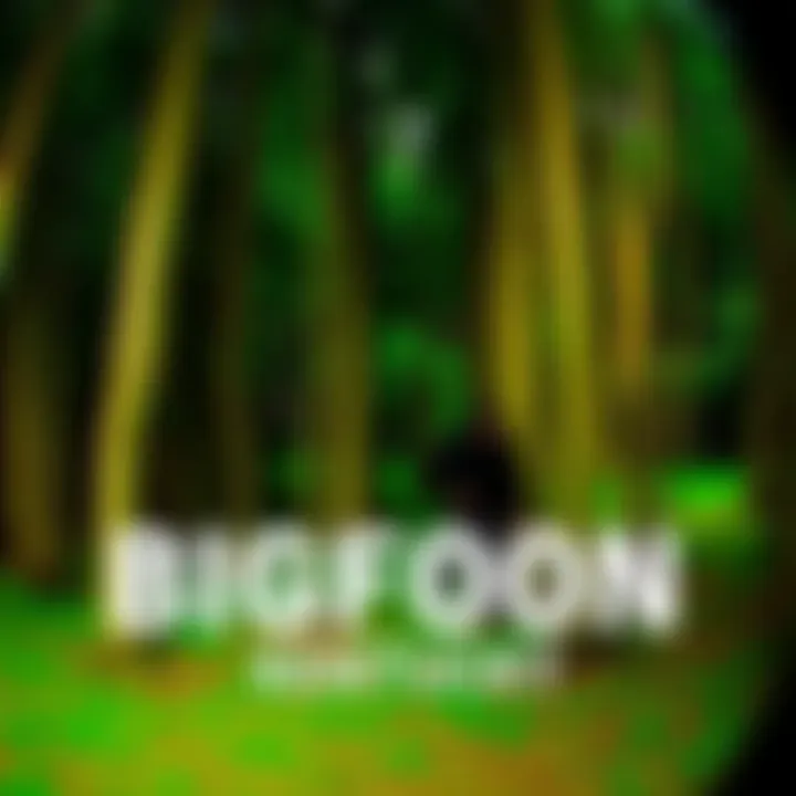 A trail camera captures a large, mysterious creature that resembles Bigfoot, standing among trees in a Kentucky backyard.