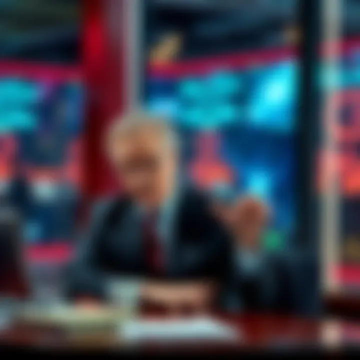 Bill Maher sitting at a desk, engaging in a lively discussion about aliens and beliefs, with a thoughtful expression
