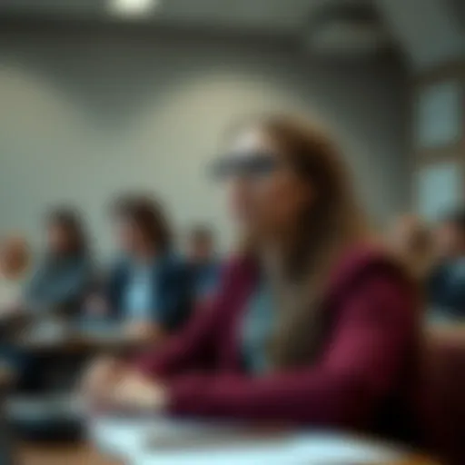 Bill Gates' Daughter in Class Bill Gates' daughter attending a class at Stanford University, focused on societal vulnerabilities and influence.