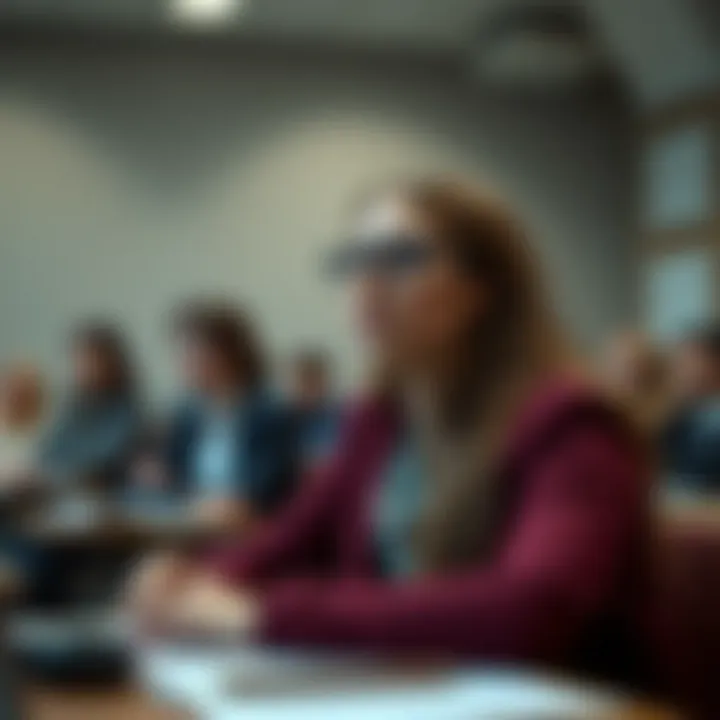 Bill Gates' Daughter in Class Bill Gates' daughter attending a class at Stanford University, focused on societal vulnerabilities and influence.