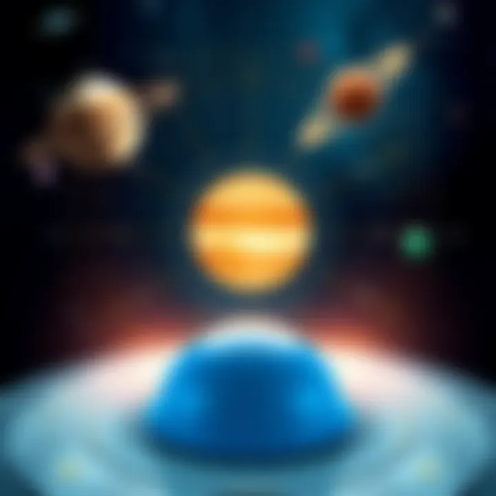 Astrological birth chart showing planets and asteroids that represent intuition