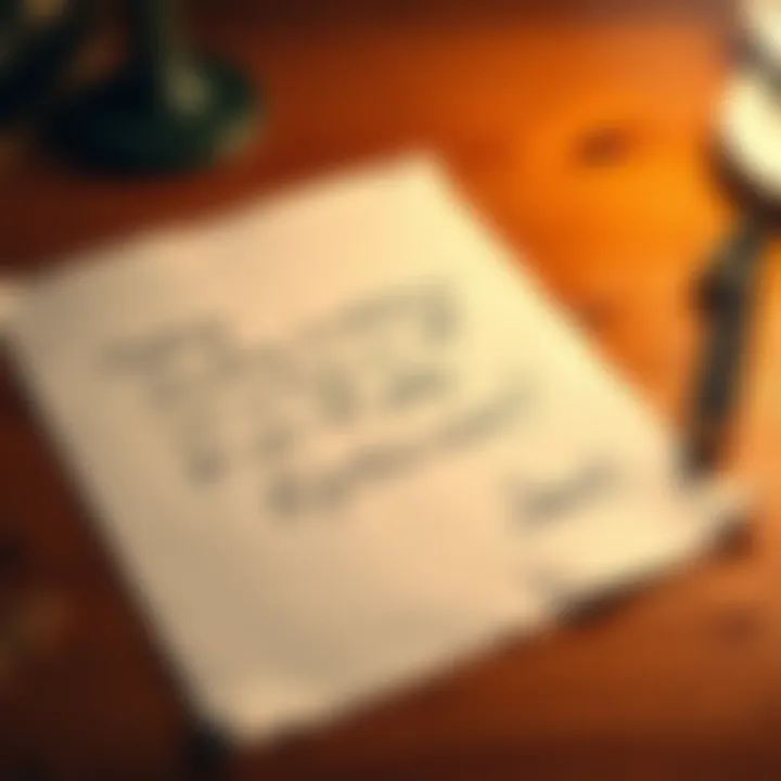 A close-up of a handwritten birthday letter addressed to Epstein, with personal notes and signature, laying on a wooden table.