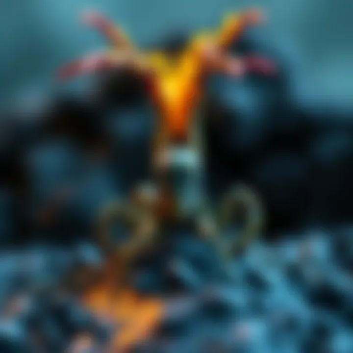 Bizarre creature from meteorite in Panama A strange, venom-like creature growing from a small radioactive meteorite found in Panama, exhibiting movement similar to animals.