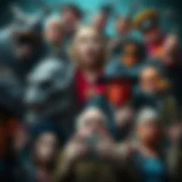 A collage of unusual stories shared by people, featuring diverse characters and scenarios that could inspire films.