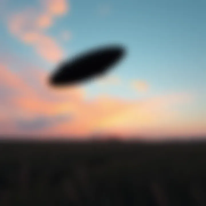 Witness sees a fully black object hovering before nose diving into a field on a clear day