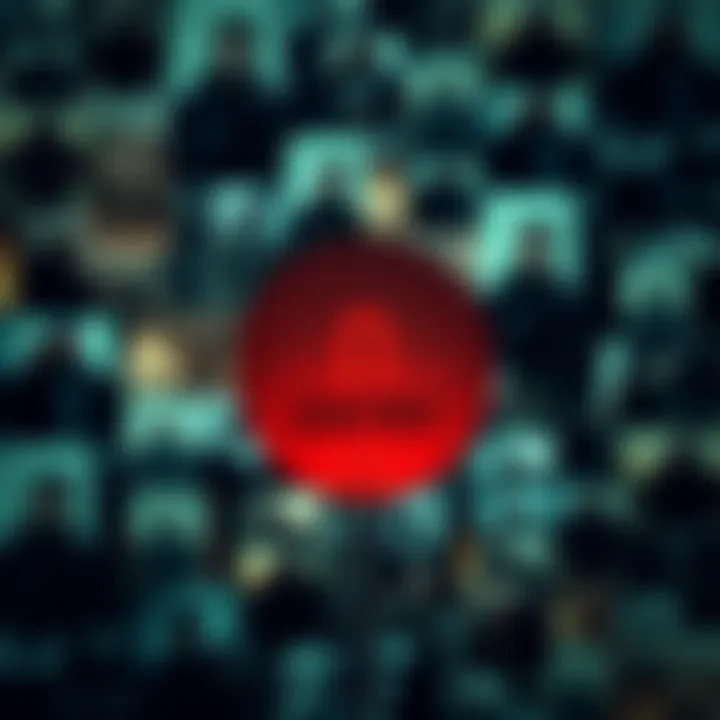 A collage of blurred images and a 'no entry' sign representing restricted access to war footage