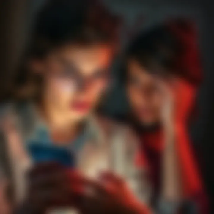 Blocking a Scorpio man A woman looking at her phone with a frustrated expression, contemplating blocking a man after mixed signals in their relationship.