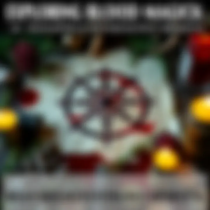 A sigil made with blood on parchment, surrounded by herbs and candles, symbolizing blood magick without spirits.