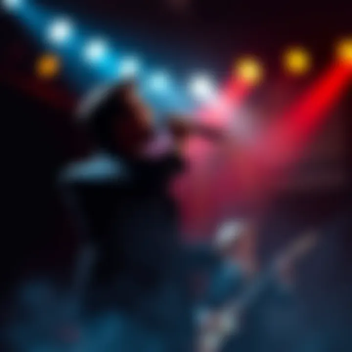 Bobby Darin performing on stage with a spotlight, expressing deep emotion in his song about betrayal.