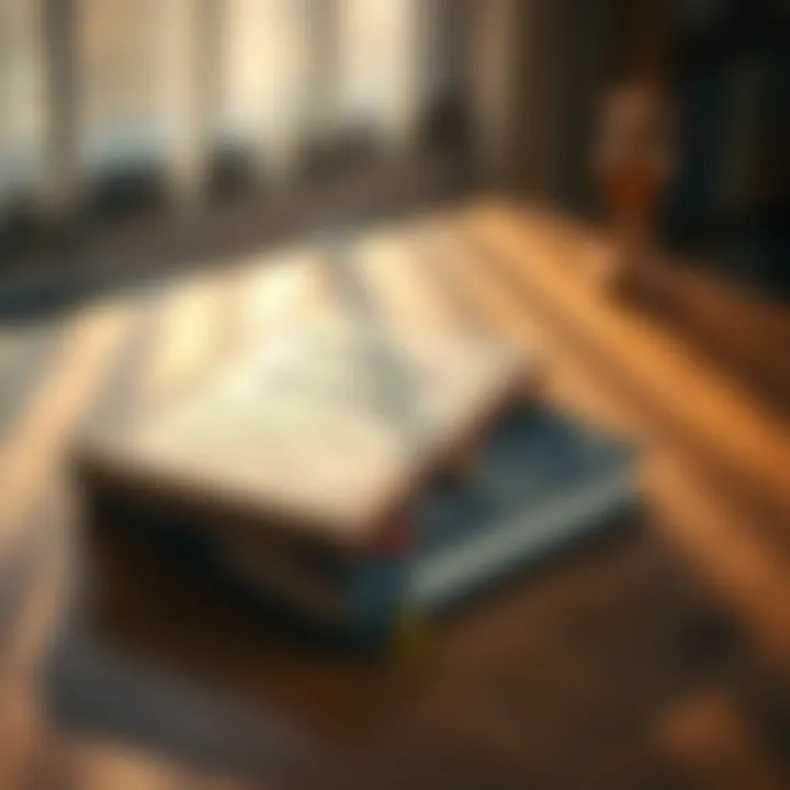 Two books titled 'Destiny of Souls' and 'Journey of Souls' placed together on a wooden table with soft lighting.