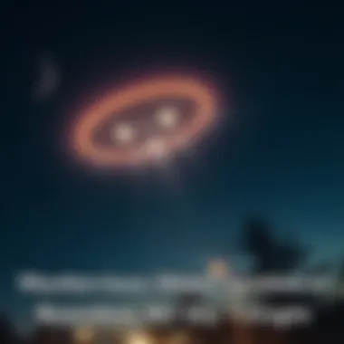 Unidentified Object in Boonton Sky A dark, unidentified object gliding through the night sky over Boonton, NJ, as seen by a captivated driver