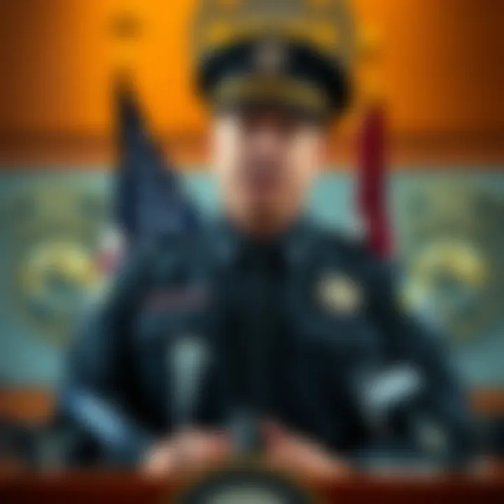 Border Patrol Chief Bovino giving a serious warning about insults toward ICE in a press conference setting