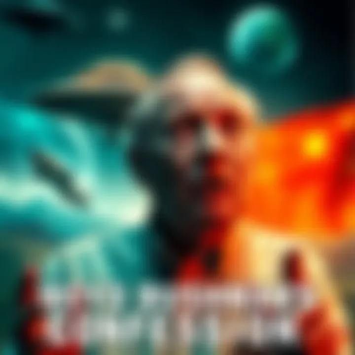 Boyd Bushman speaking about Area 51, with images of Russia and China in the background, suggesting technology sharing.