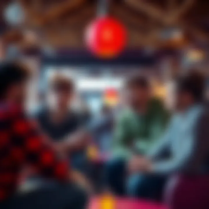 A group of boys discussing their experiences and challenges in manifesting their specific person in a casual setting.