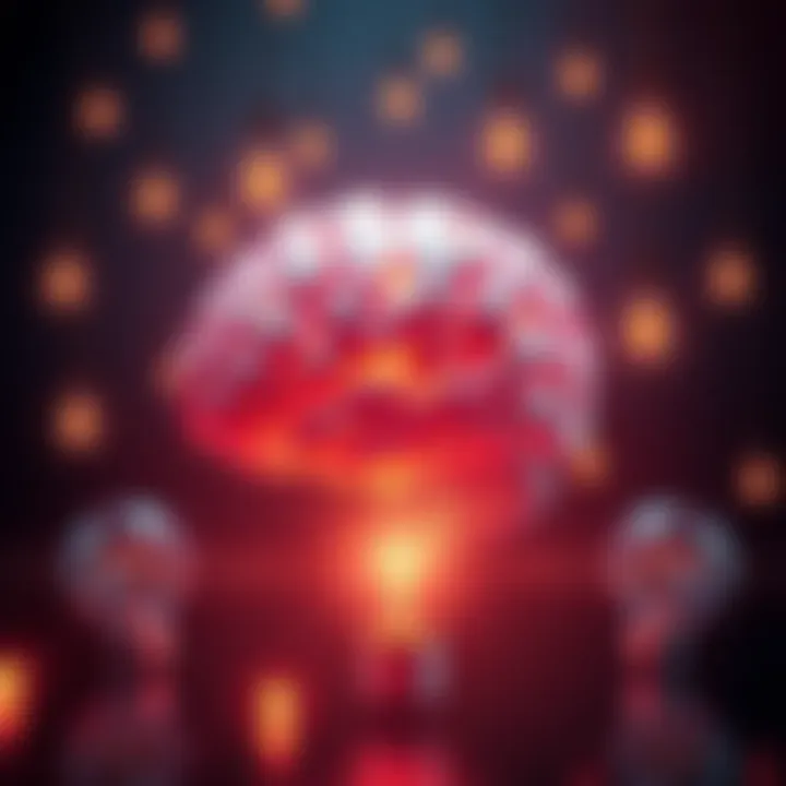 Brain with light bulbs A glowing brain surrounded by light bulbs representing increased mental clarity and energy.