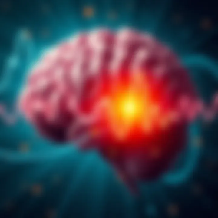 An illustration showing interconnected brain waves symbolizing telepathy and morphic resonance concepts