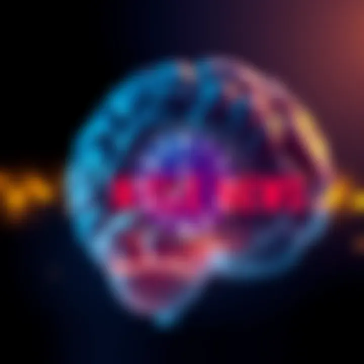 A brain illustration with a clock overlay, symbolizing the connection between temporal awareness and consciousness.