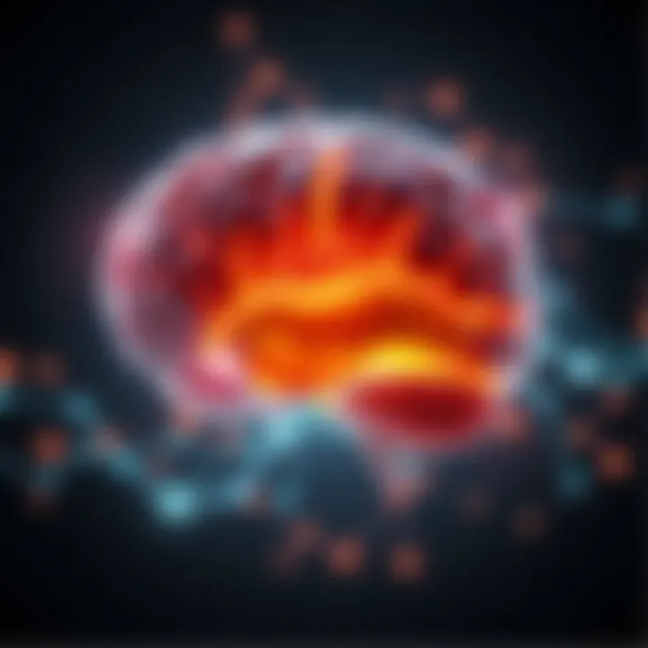 A brain illustration showing different layers representing consciousness and subconsciousness