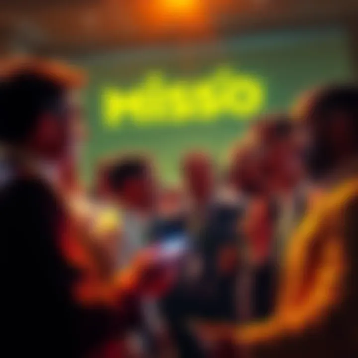 Brazilian Political Party Missão Campaign scene showing members of Missão using advanced technology to enhance political strategies