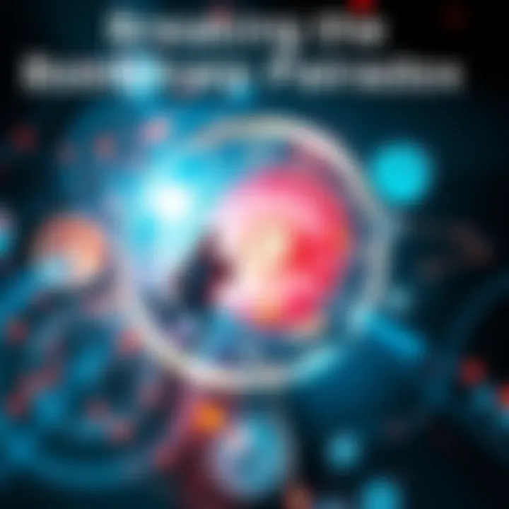 A time loop representation showing a character caught in a cycle of events, with clocks and gears symbolizing time travel.