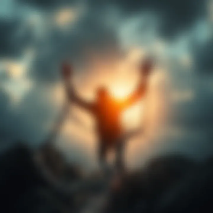 A person breaking free from chains representing the struggle with addictions and bad habits