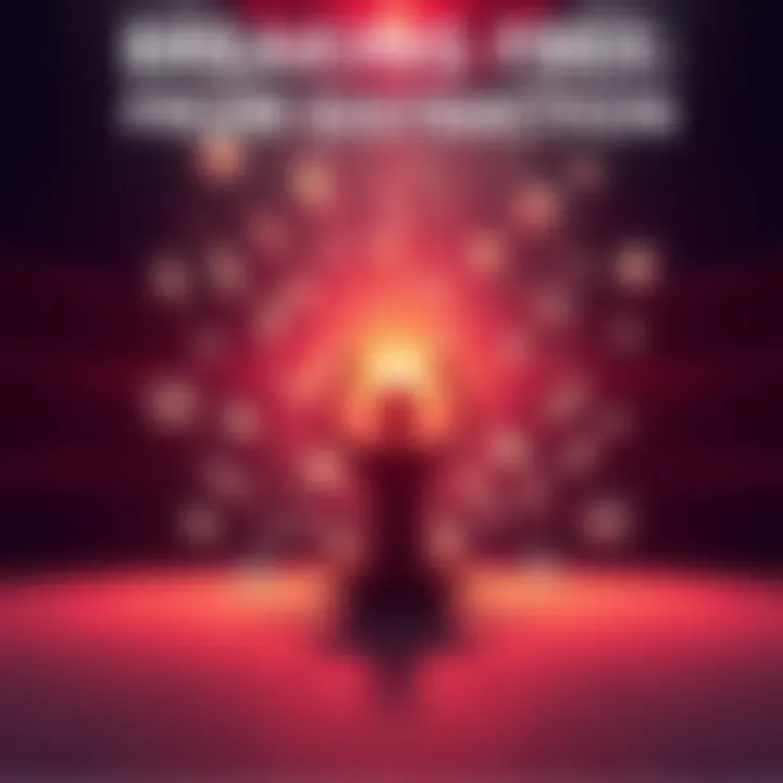 A person meditating in a peaceful space, surrounded by distractions fading away, symbolizing clarity and focus.