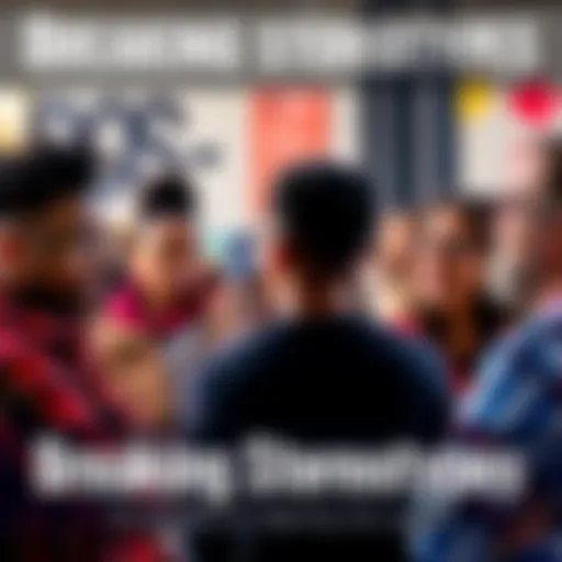 A diverse group of people engaged in a lively discussion, representing various cultural backgrounds and perspectives, illustrating the complexity of identity beyond stereotypes.