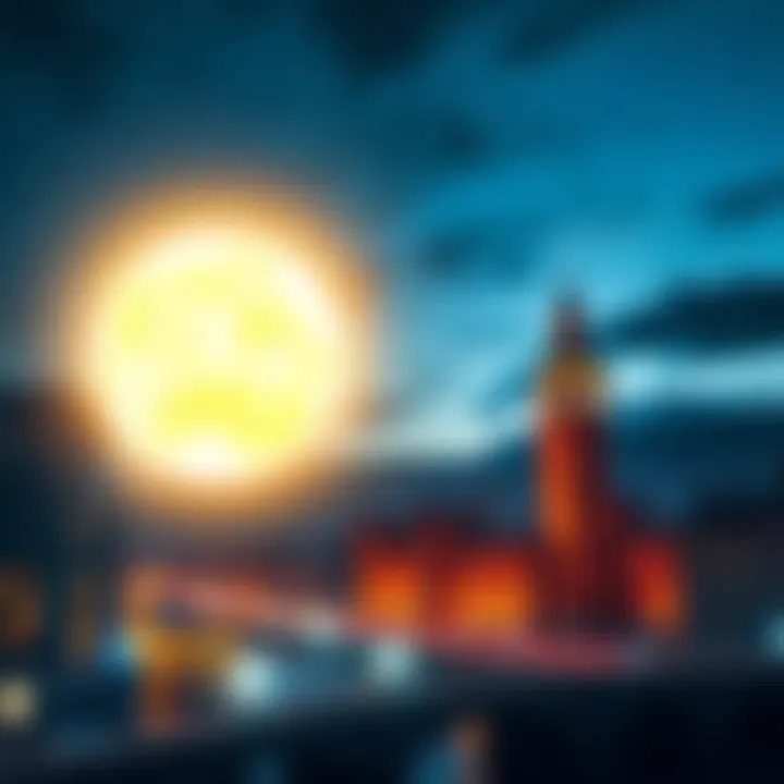 A glowing sphere with unusual flight patterns observed in the night sky over London