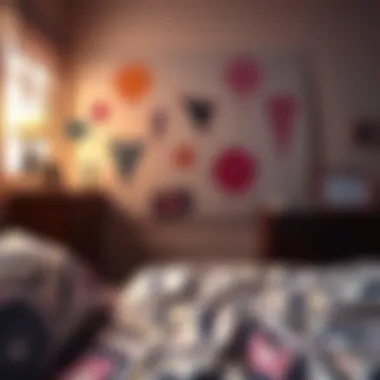 Intriguing drawings found in a brother's room, showcasing various shapes and colors that hint at deeper meanings.