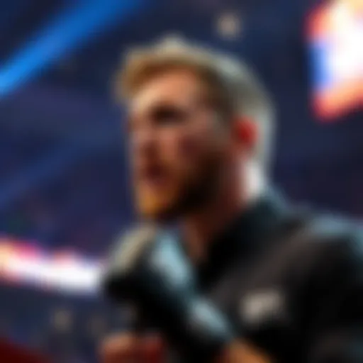 Bryce Mitchell passionately defends free speech during a UFC event, discussing the ban of Sean Strickland.