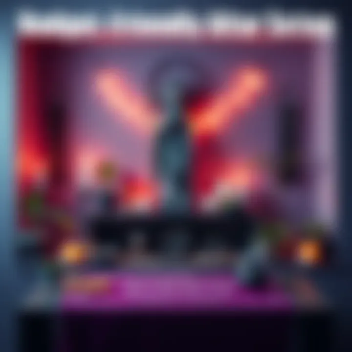 A simple altar decorated with candles, a statue of Hecate, and potted plants, showcasing a personal and inviting spiritual space.