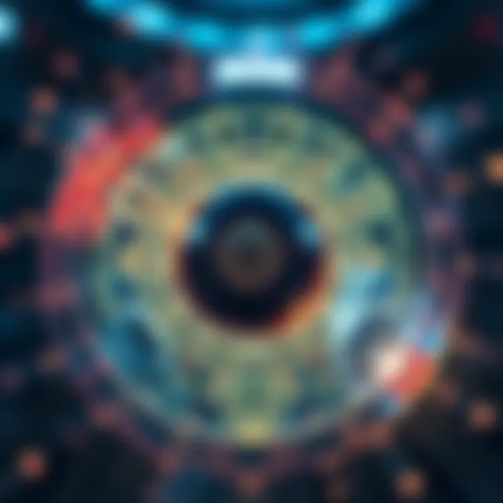 Buga Sphere Design Close-up view of the Buga sphere showing intricate symbols and circuit patterns.