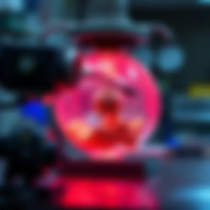 A close-up view of the second Buga sphere as it is being captured and cut in Medellin, showcasing the cutting equipment used in the process.