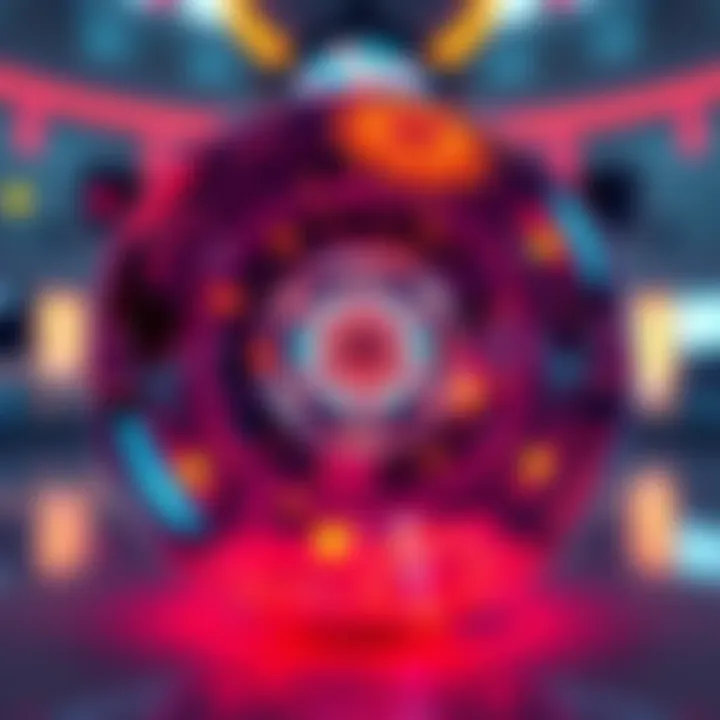 The Buga sphere exhibits responses to different stimuli, showing dynamic changes in color and shape
