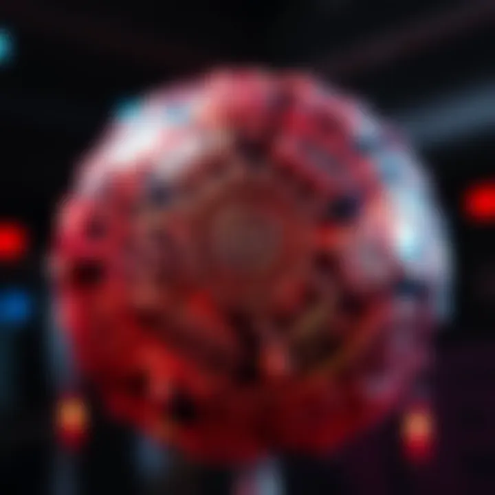 Symbols of the Buga Sphere Close-up view of the intricate symbols on the Buga Sphere, showcasing their complexity and detail.