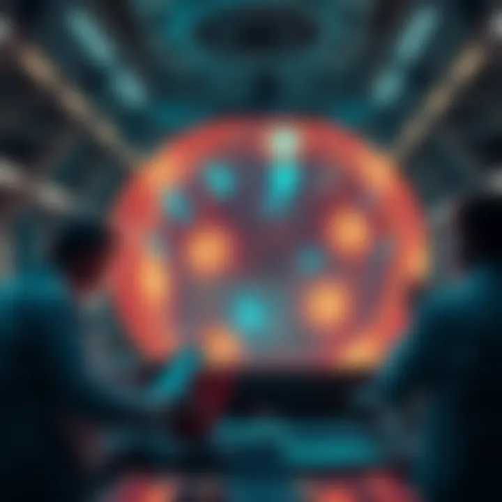 A scene showing scientists working with the Buga UFO Sphere, focusing on antigravity technology