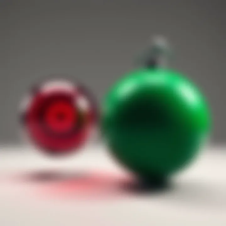 Buga Sphere Imitation A comparison of a Buga sphere imitation next to a standard fuel tank, highlighting differences and similarities.